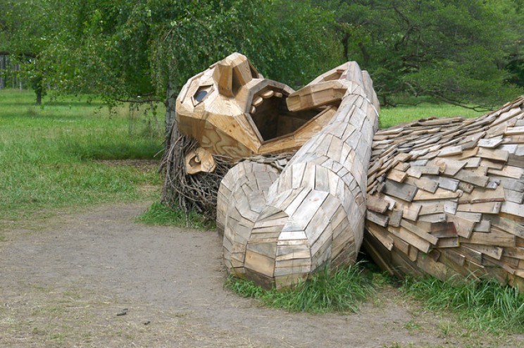 art installations trolls