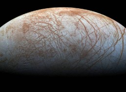 The Frozen Oceans of Europa Hold as Much Table Salt as Earth's