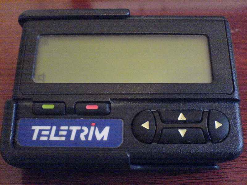 old tech still in use pagers