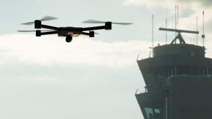 Police-Operated Drone Crashed into a Landing Plane