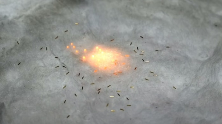 diy golden necklace gold shards