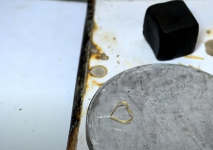 diy gold necklace gold heart