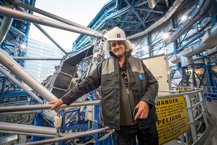 Brian May at the Paranal Observatory Brian May at the Paranal Observatory