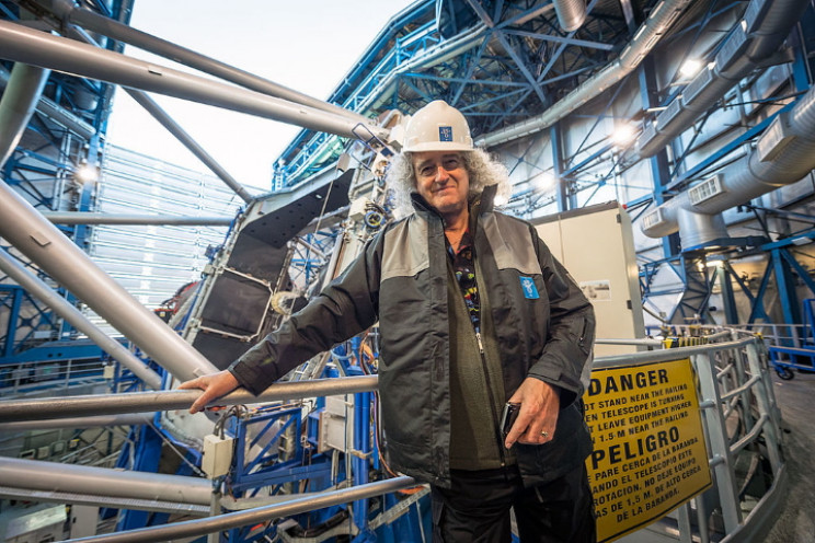 Brian May at the Paranal Observatory Brian May at the Paranal Observatory