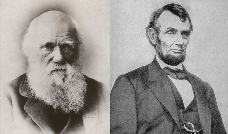 Charles Darwin and Abraham Lincoln