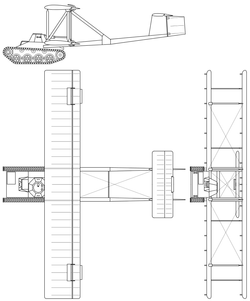 flying tanks A-40 schematics
