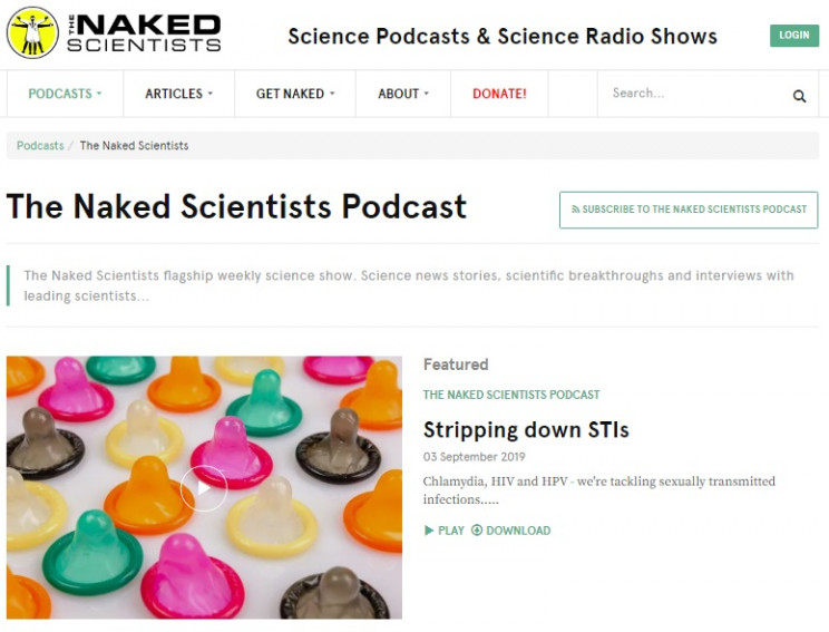best science podcasts naked