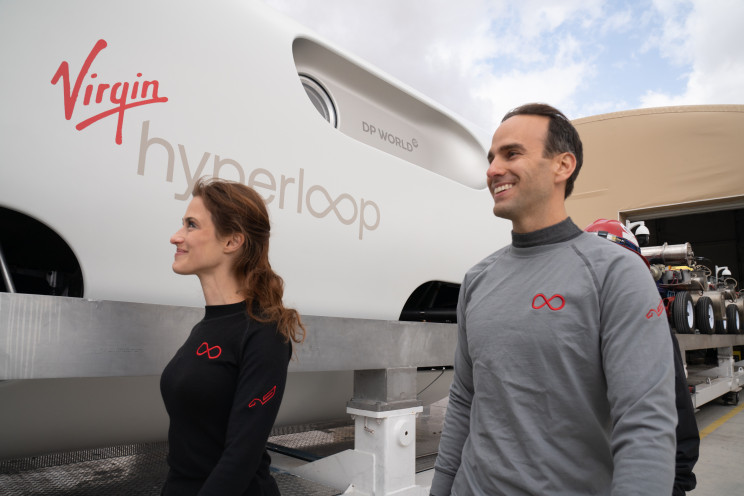 Virgin Hyperloop's First Ever Two Passenger Test Is a Success Virgin Hyperloop's First Ever Two Passenger Test Is a Success