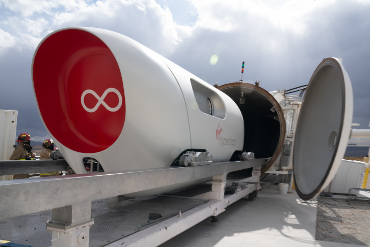 Virgin Hyperloop's First Ever Two Passenger Test Is a Success Virgin Hyperloop's First Ever Two Passenger Test Is a Success