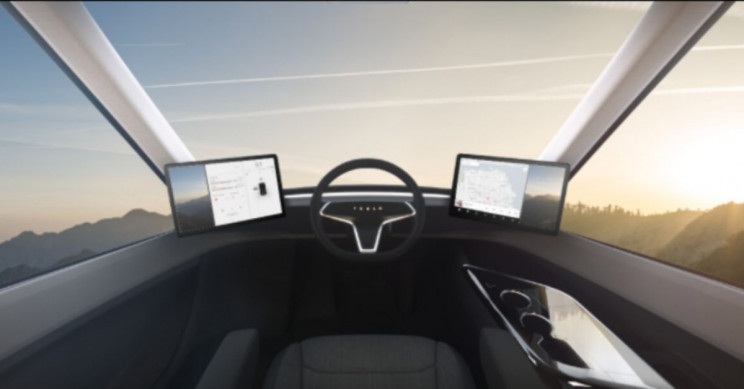 tesla-semi-cockpit Telsa Semi Cockpit