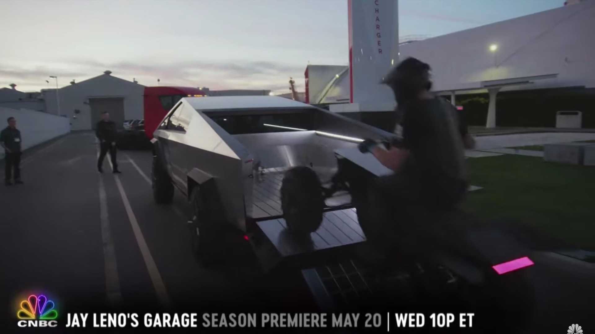 Tesla Cybertruck and Cyberquad to Feature in Jay Leno's Garage's New Season Tesla Cybertruck and Cyberquad to Feature in Jay Leno's Garage's New Season