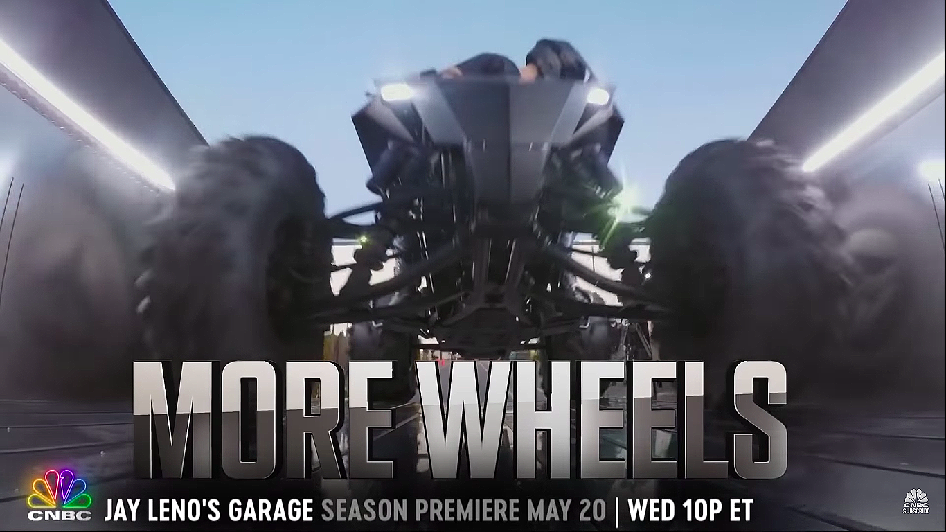 Tesla Cybertruck and Cyberquad to Feature in Jay Leno's Garage's New Season Tesla Cybertruck and Cyberquad to Feature in Jay Leno's Garage's New Season