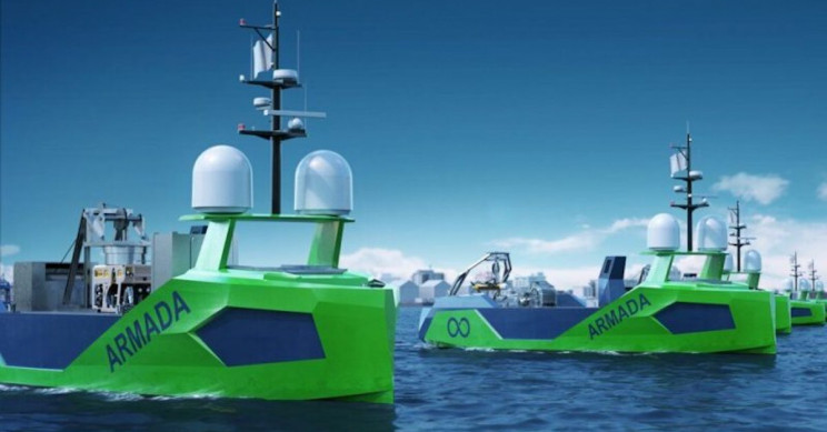 Ocean Infinity's Unmanned Robot Ship Fleet Will Map Out the Entire Seabed