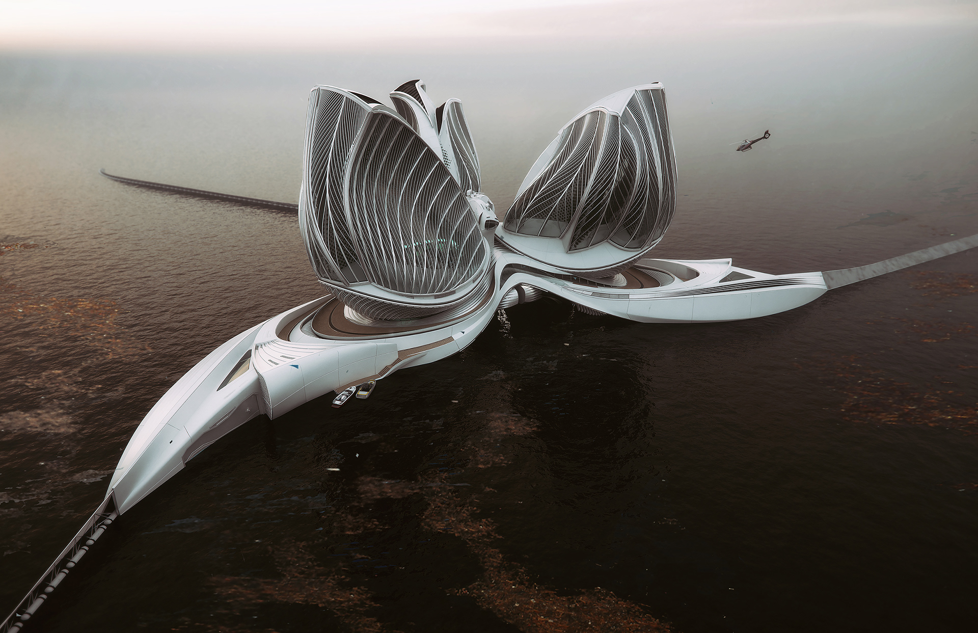 Self-Sustainable Floating 'Continent' Cleans Ocean Waste Self-Sustainable Floating 'Continent' Cleans Ocean Waste
