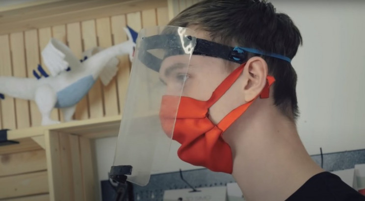 3Dsimo facemask and shield