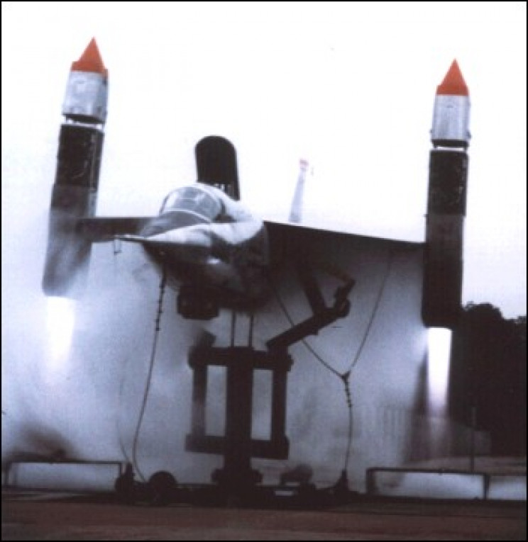 The Vertical Takeoff of EWR VJ 101C Fighter Prototype in 1963 The Vertical Takeoff of EWR VJ 101C Fighter Prototype in 1963