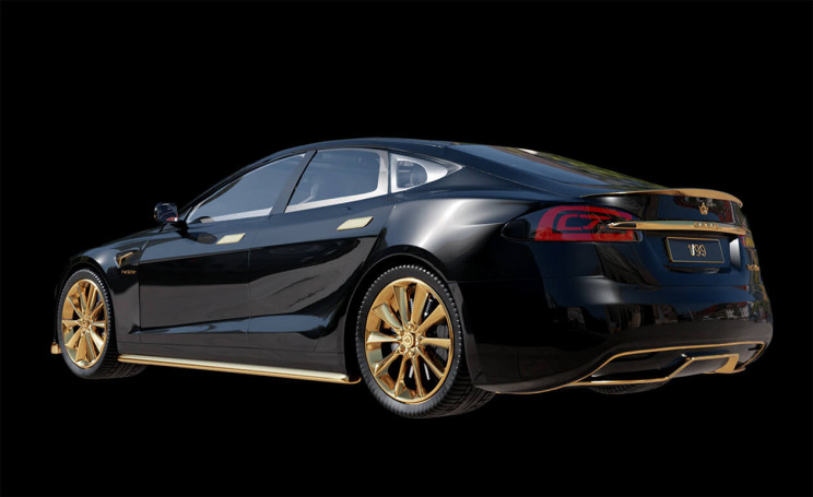 A Luxury Gold-Plated Black Tesla Model S Is Now Available A Luxury Gold-Plated Black Tesla Model S Is Now Available