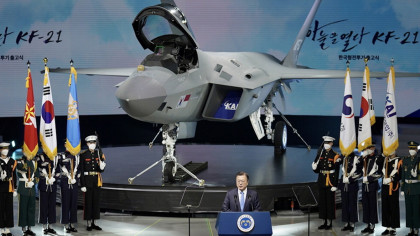 South Korea Unveils Indigenous Supersonic Jet KF-21 'Fighting Hawk'