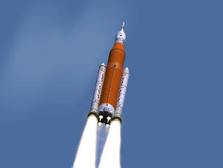 rocket in flight