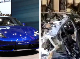 Porsche Taycan Catches Fire and Burns to a Crisp in Owner's Garage