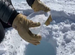 Here Is What Happens If You Drop Ice Down a Super Deep Hole in Antarctica