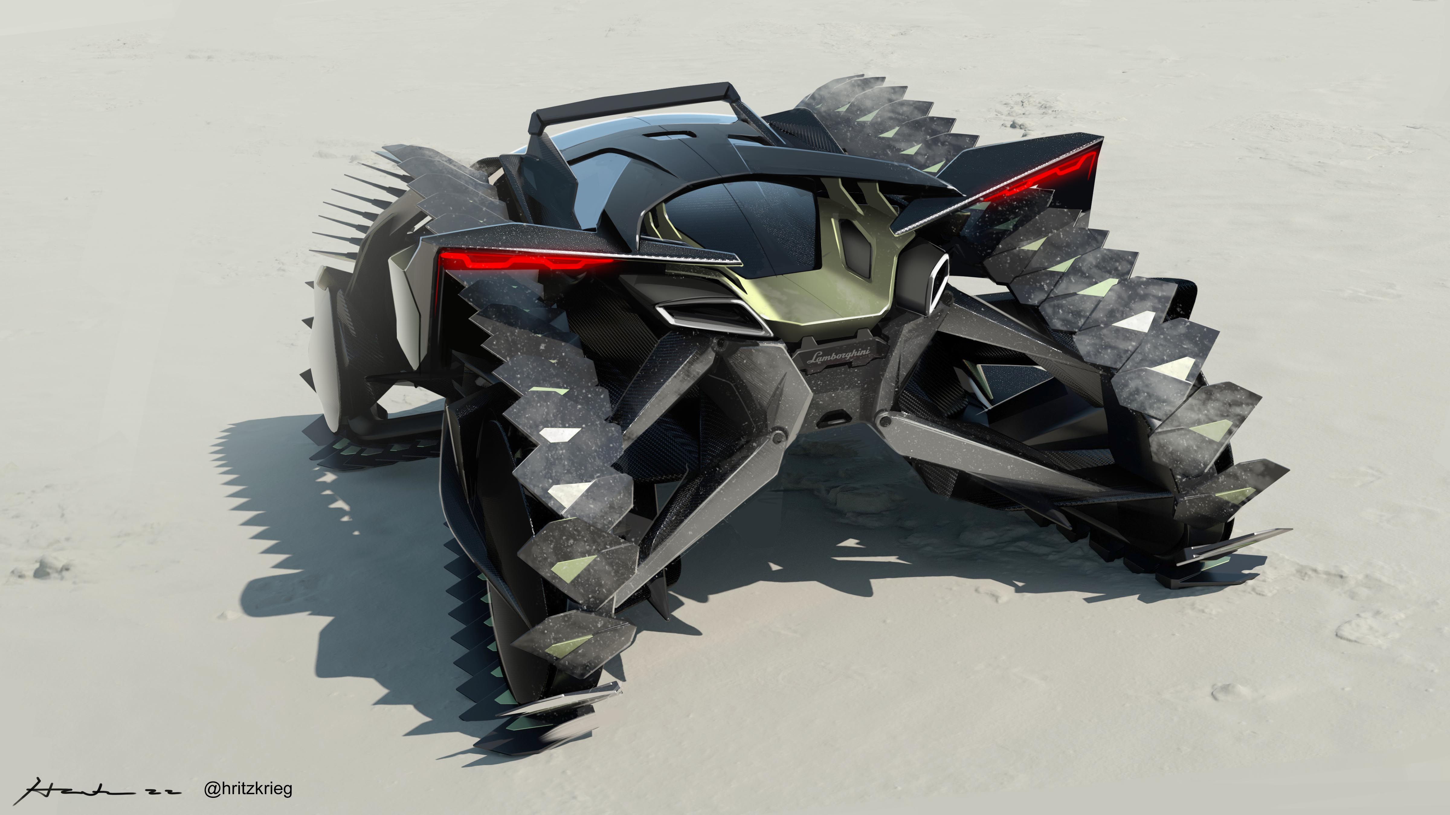 This new Lamborghini concept can tackle sands, soil, and even rocks This new Lamborghini concept can tackle sands, soil, and even rocks