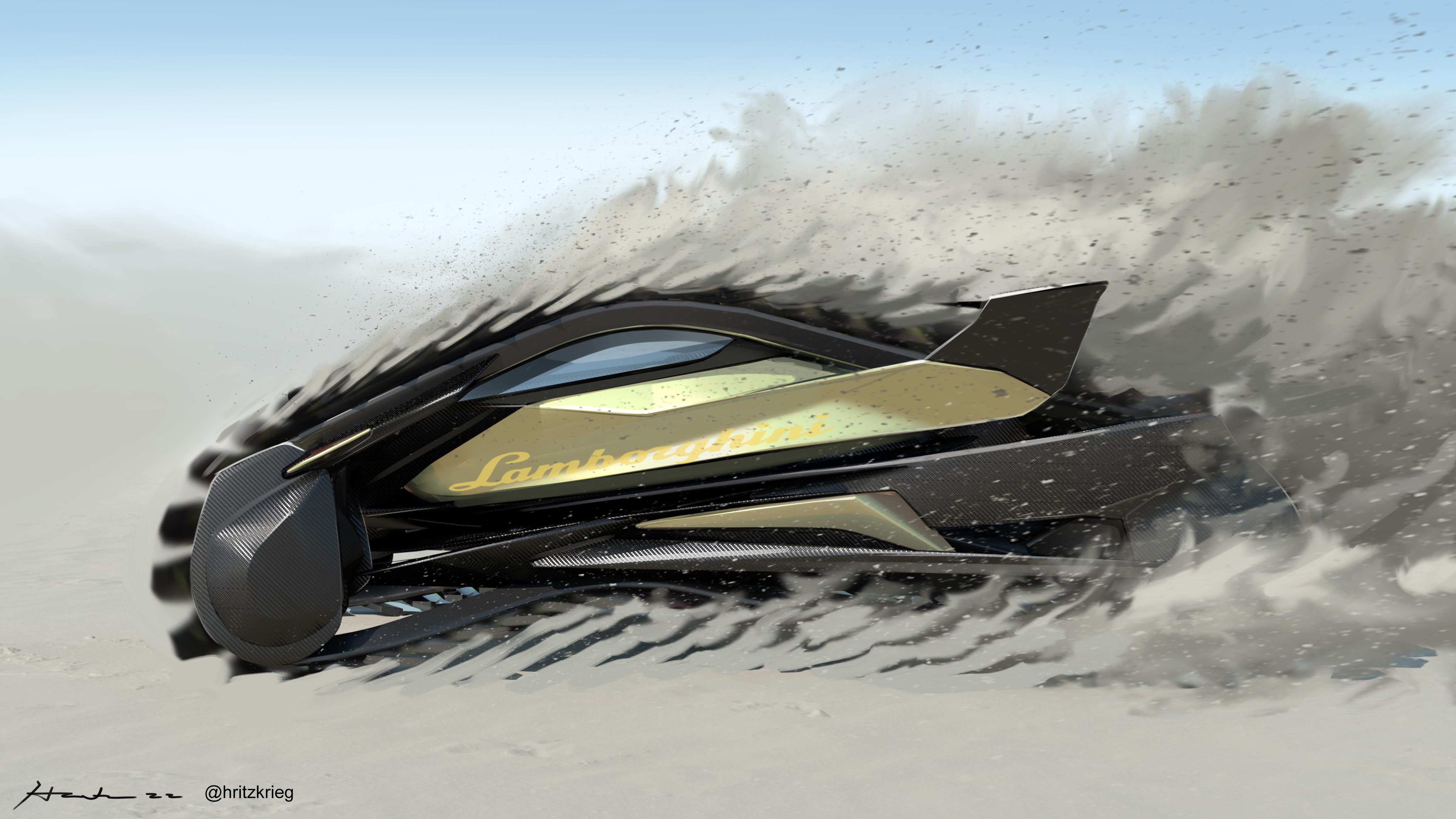 This new Lamborghini concept can tackle sands, soil, and even rocks This new Lamborghini concept can tackle sands, soil, and even rocks