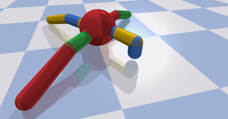 Simulated Robot Manages to Carry on With a Broken Leg