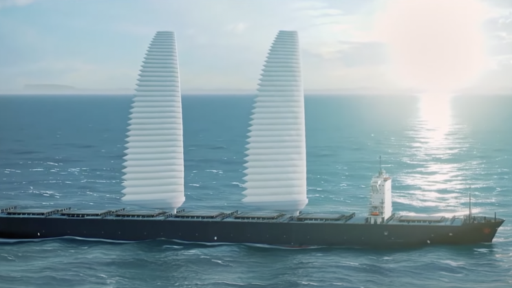 Michelin's AI-Enabled Inflatable Sails Cut Cargo Ship Fuel Consumption