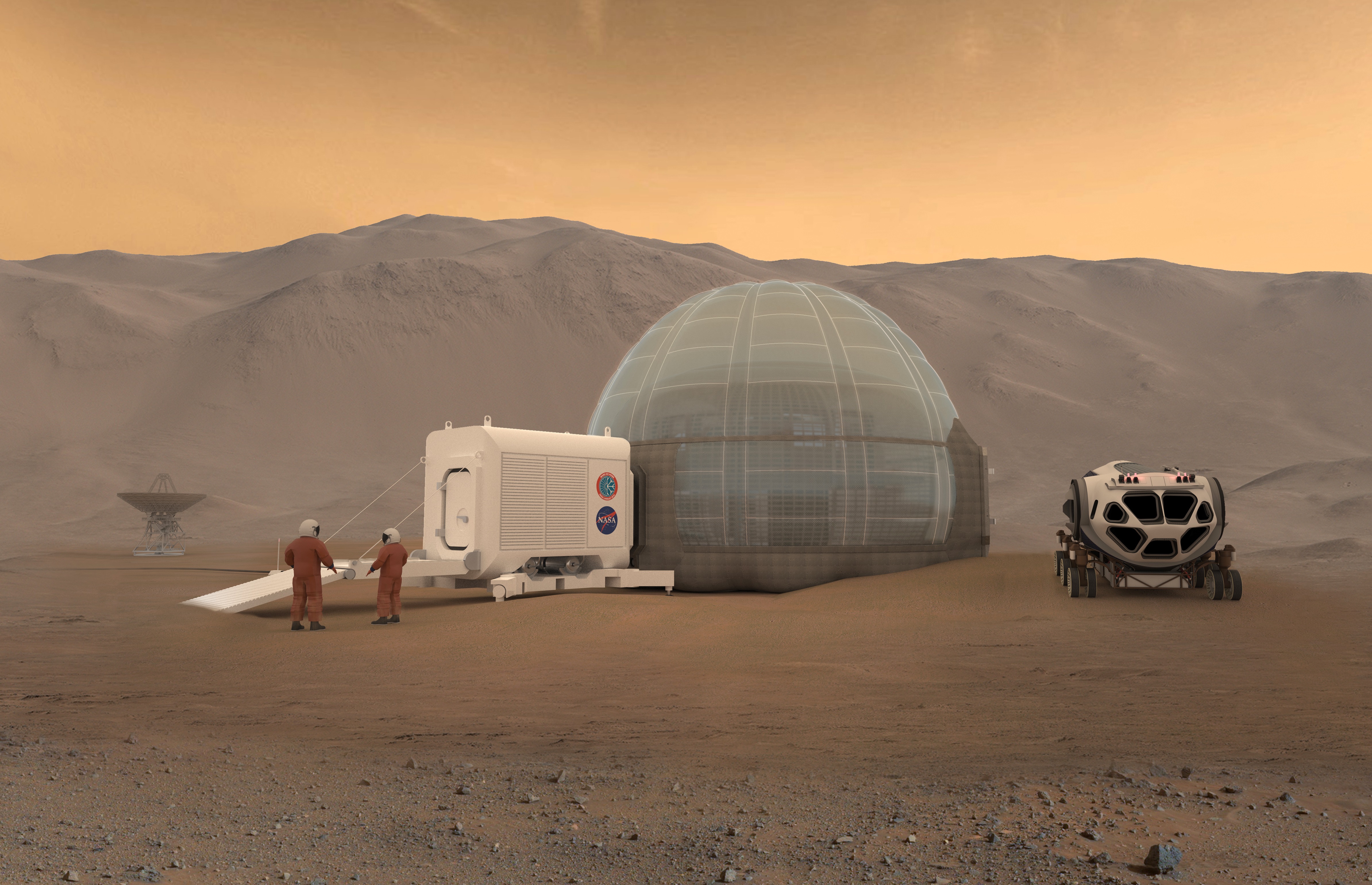 What Would a Martian Colony Look Like? What Would a Martian Colony Look Like?