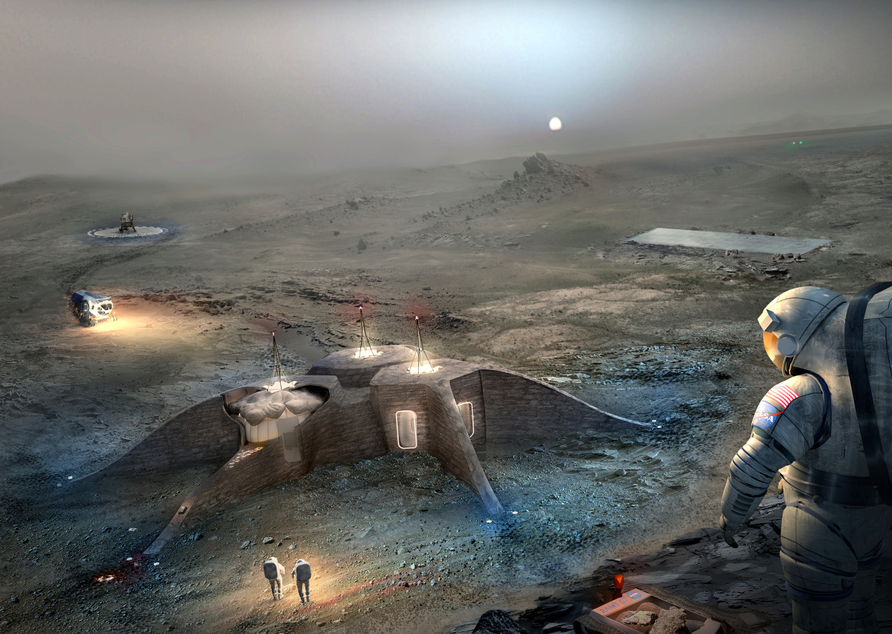 What Would a Martian Colony Look Like? What Would a Martian Colony Look Like?