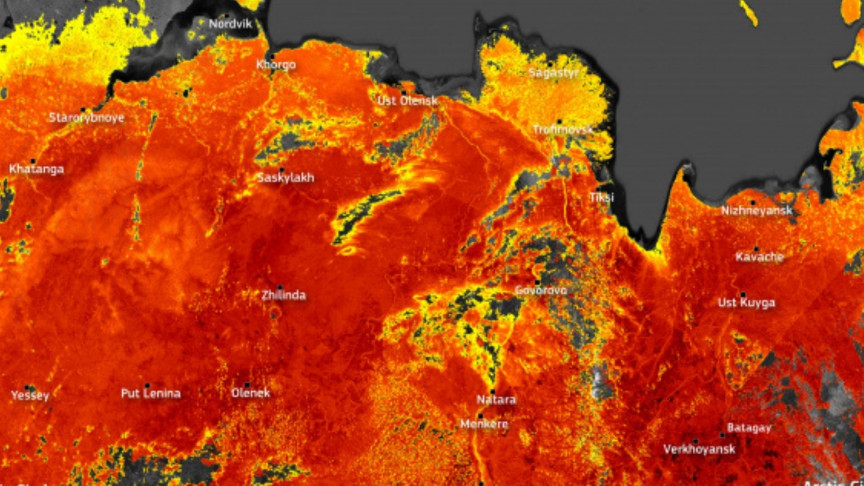 Surface Temperatures in the Arctic Reach 118 Degrees