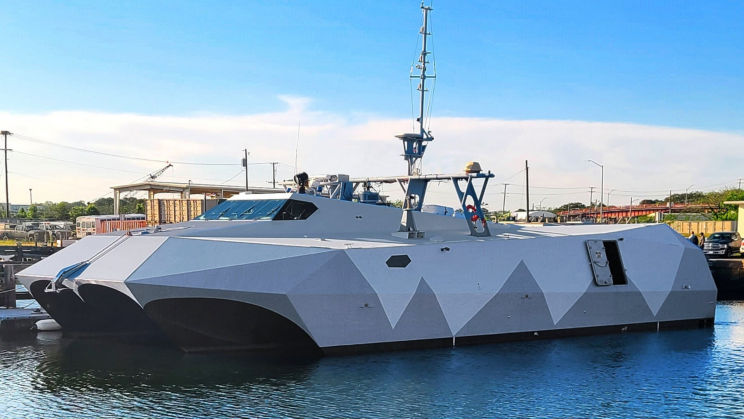 The US Navy's M80 Stiletto Test Ship Disrupted Drone Swarms During Trials