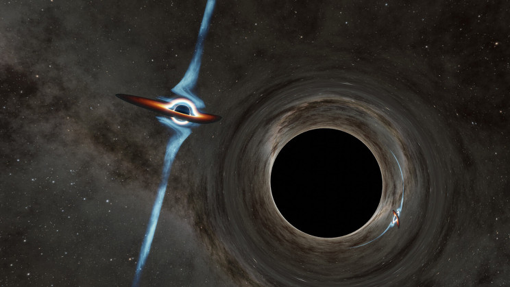 Two orbiting black holes will soon collide in a violent merger