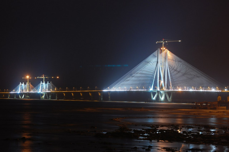 Bandra Worli bridge sections