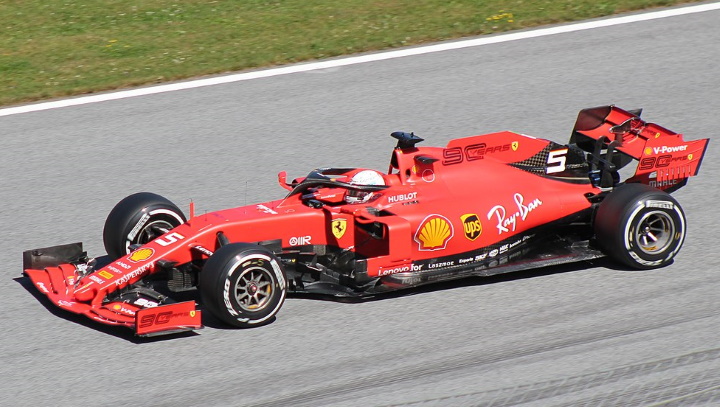 2019 Sebastian Vettel racing for Ferrari 2019 Sebastian Vettel racing for Ferrari
