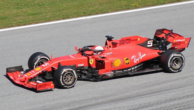 2019 Sebastian Vettel racing for Ferrari 2019 Sebastian Vettel racing for Ferrari