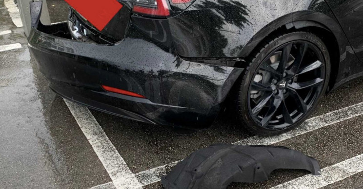 Tesla Finally Admits ‘Design Flaw’ in Model 3 Bumpers Falling off in Rain