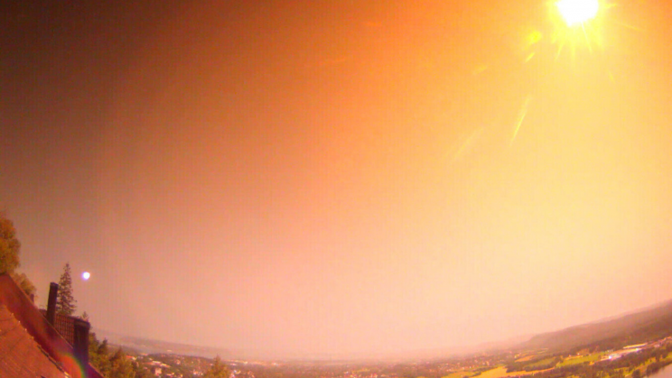 A Huge Meteor Lights Up Norway's Night Sky