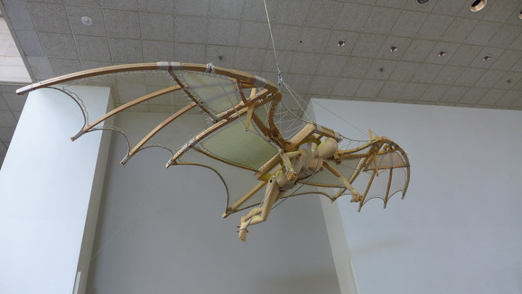 history of flight da vinci