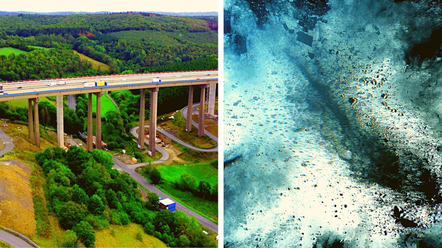 Watch a perfectly executed bridge explosion in Germany - Vimarsana News
