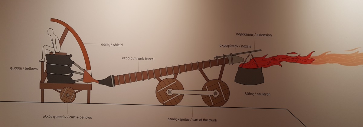 siege weapons flamethrower