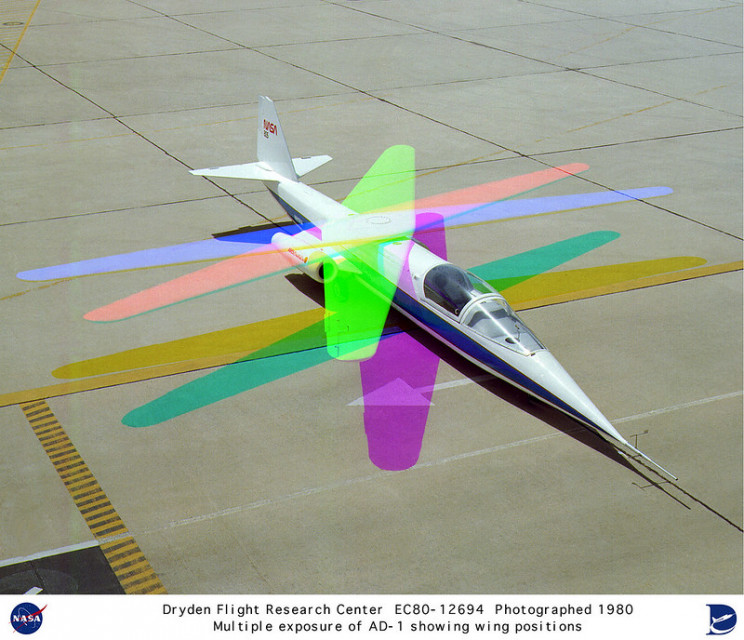 NASA AD-1 wings