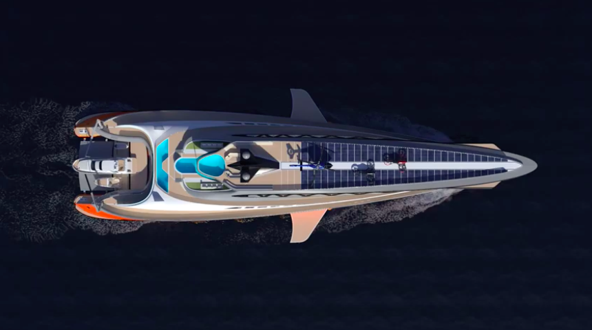 Design Studio Unveils Shark-Shaped 501-Foot Mega Yacht Concept Design Studio Unveils Shark-Shaped 501-Foot Mega Yacht Concept