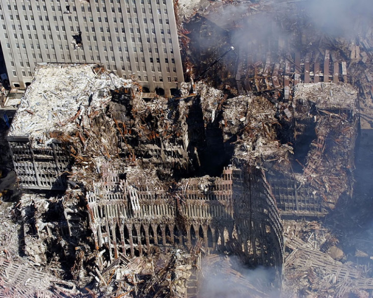 World Trade Center after collapse World Trade Center after collapse
