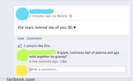 astronomy fails compliment