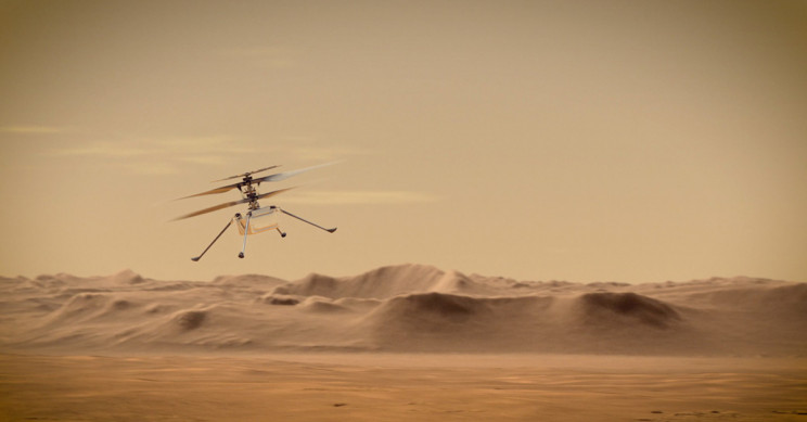 NASA's Mars Helicopter Ingenuity Space Tested For the First Time