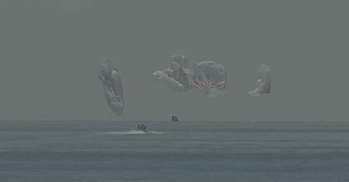 spacex-crew-dragon-splashdown SpaceX Crew Dragon Splashdown