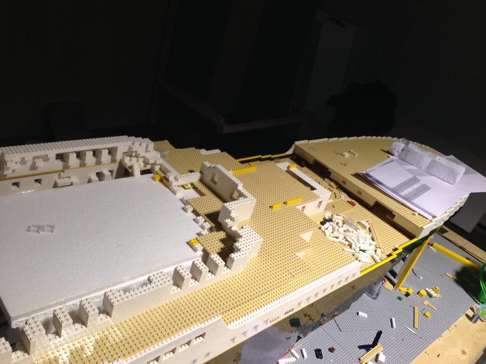Boy with Autism Builds World's Largest LEGO Titanic Replica Boy with Autism Builds World's Largest LEGO Titanic Replica