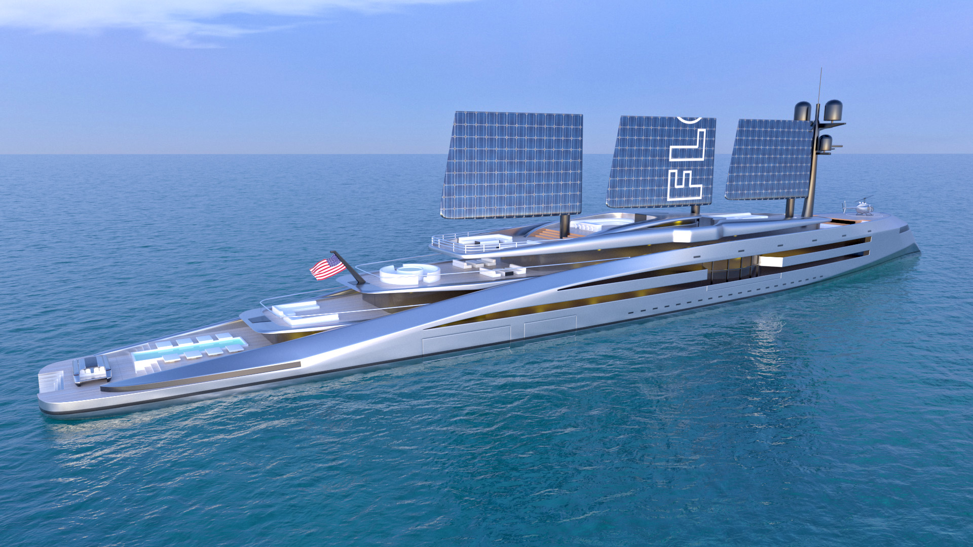 This 525-Foot Superyacht With Solar Sails Doesn't Require Any Wind This 525-Foot Superyacht With Solar Sails Doesn't Require Any Wind